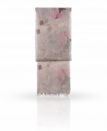 Палантин Женский W-VINTAGE.BIRD/BLUE